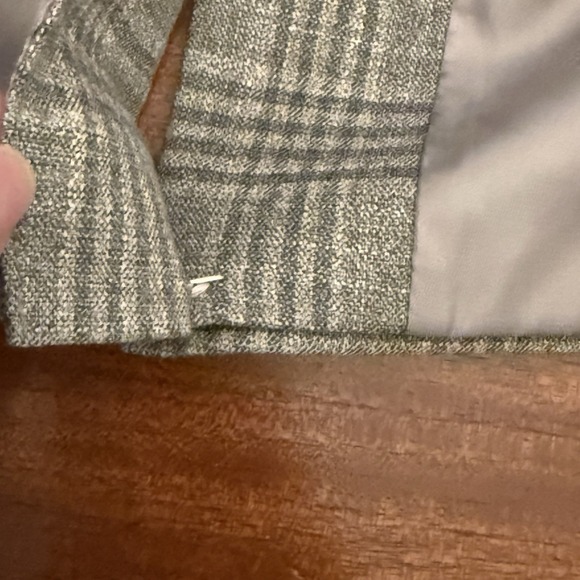 Lauren Ralph Lauren Blazer Sport Coat 42R Gray Glen Plaid Lined Jacket - Picture 10 of 10